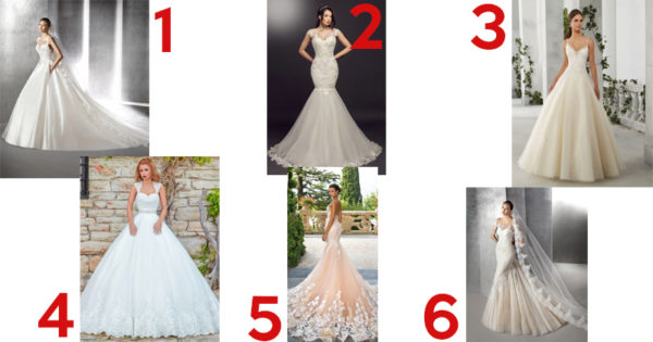 Testul casniciei – alege o rochie de mireasa si afla daca vei divorta!