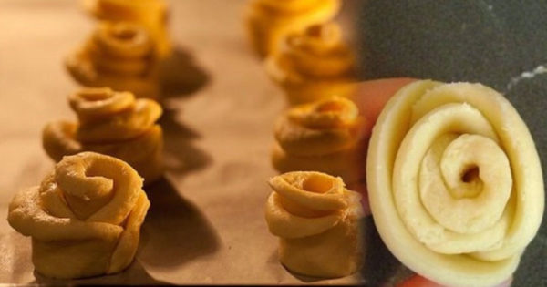 Fursecuri cu brânză „Trandafir”: a durat doar 20 de minute să le prepar!