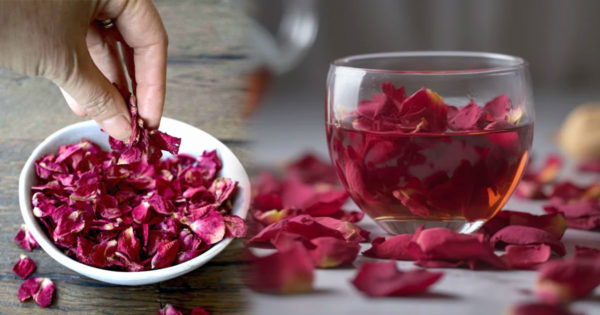 Ceaiul natural cu petale de trandafir are un efect calmant și curăță sângele!