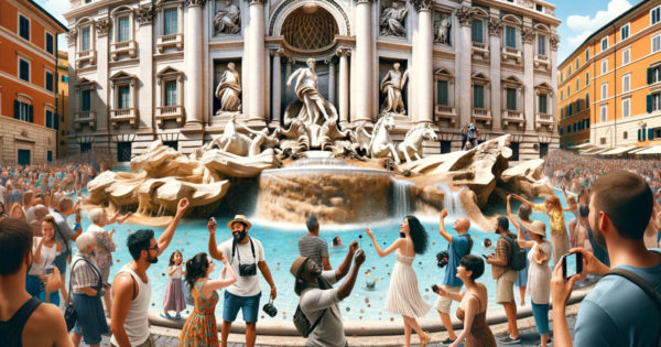 Câți bani se adună în fiecare an din faimoasa Fontana di Trevi din Roma