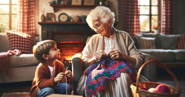 Bunica maternă este o persoană deosebit de importantă pentru copil.